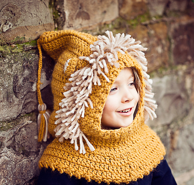 Lion Hooded Cowl