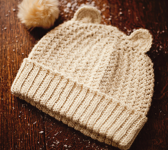 Knit-look Beanie