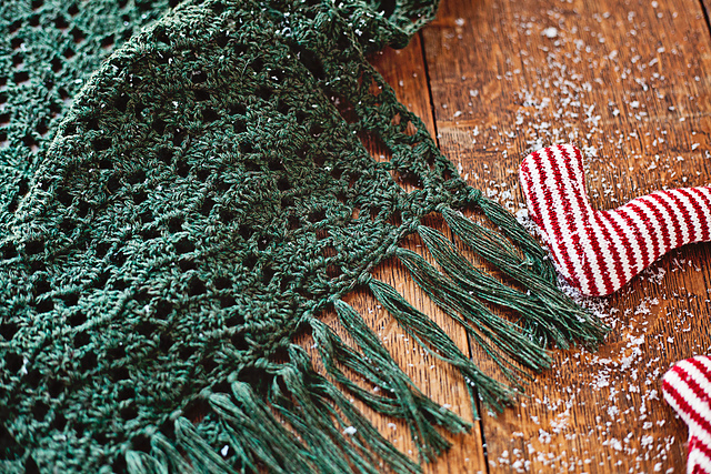 Christmas Lace Shawl
