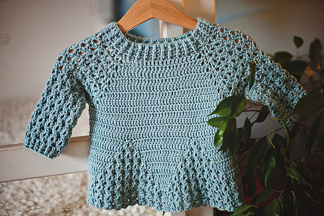 Lace Sleeve Sweater