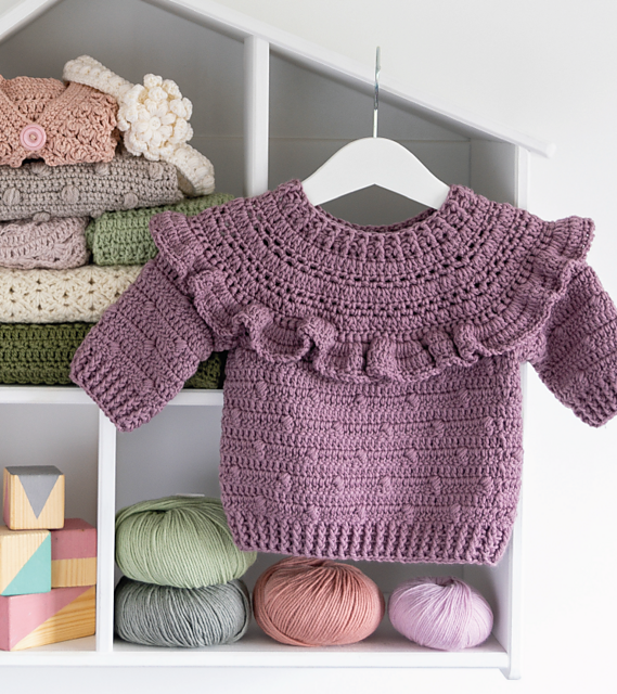 moon♡shéller frill layered knit tops frill layered knit tops – shéller / シェリエ