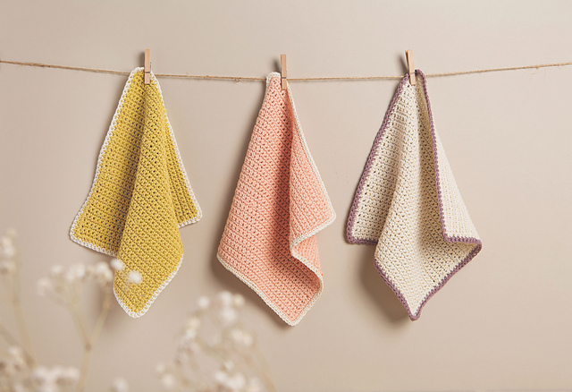 Double Crochet Washcloths