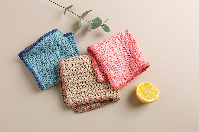 Treble Crochet Washcloths