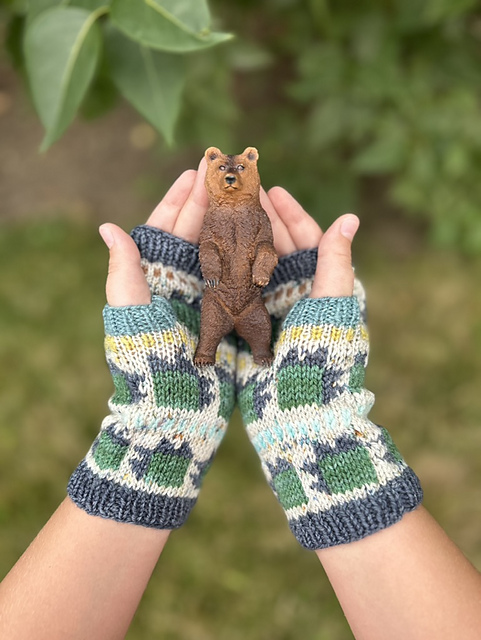 Scrappy Bear Claw Mitts