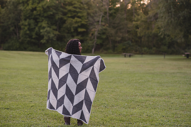 Grayscale Throw