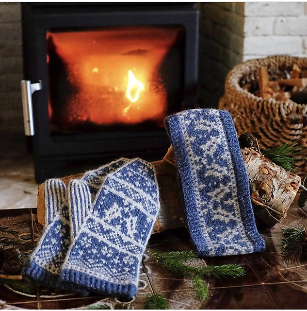 Fair Isle Mittens & Headband Set