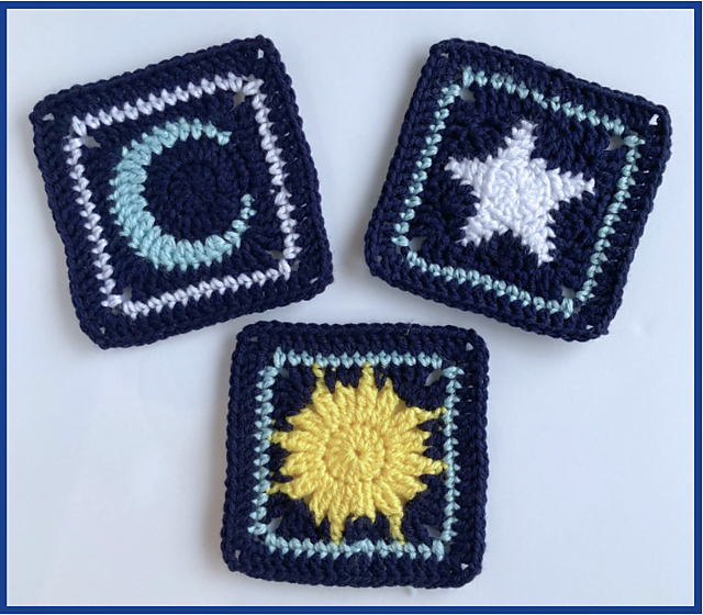 Sun, Moon, and Star Squares