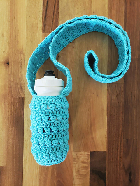 Bead Stitch Water Bottle Holder