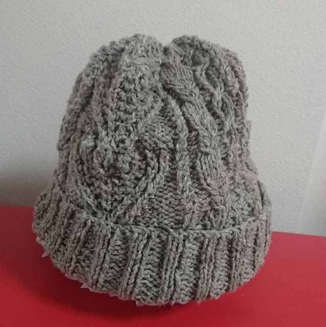 White Aran Cap