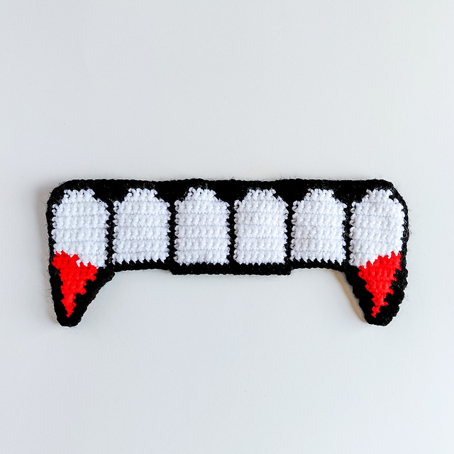 Vampire Fangs Tapestry