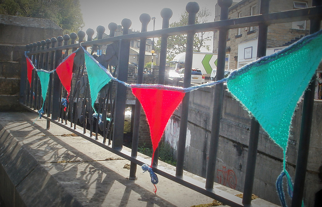 Knitted Festival Bunting