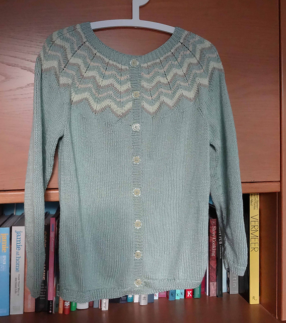Womens Chevron Cardigan