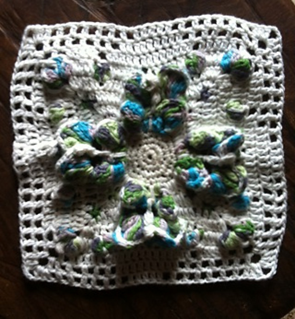 Butterflies Afghan Square