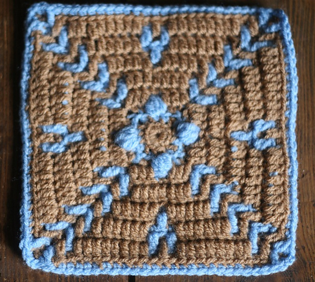 Seeds Mosaic Afghan Tile
