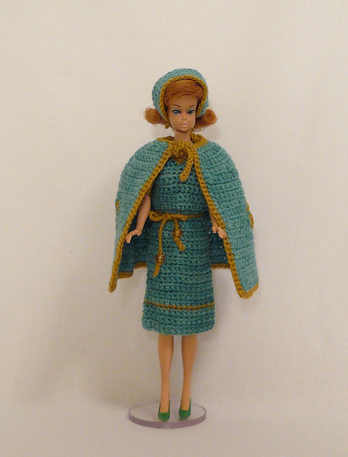Vella's Shift Dress, Cape and Triangle