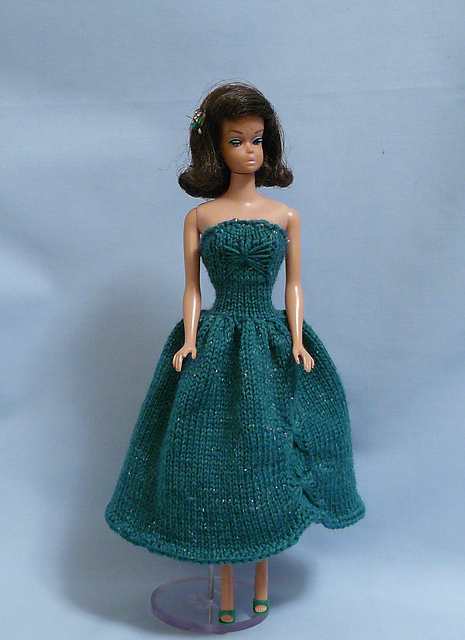 Dolls' Bow-Detailed Gown