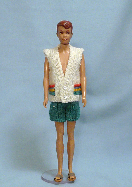 Dolls' Knitted Vest
