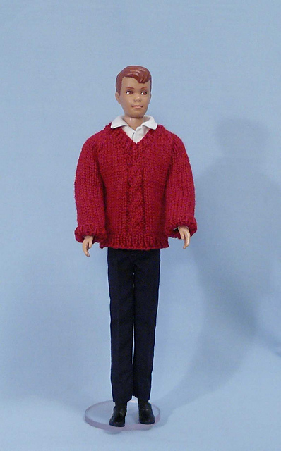 Mr. Teen Slip-On Cable Sweater  B-17