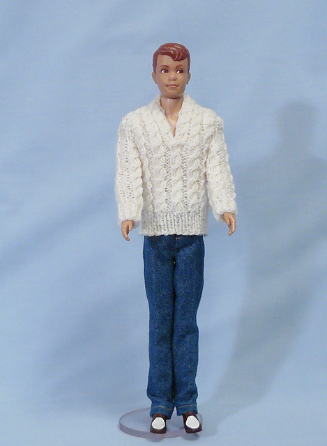 George - 4  Needle V Neck Cables