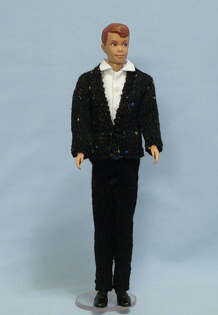 No. 788 Boy's Slacks and V Neck Cardigan