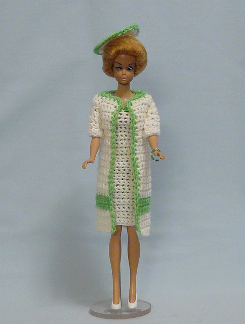 Doll's Crocheted Ensemble