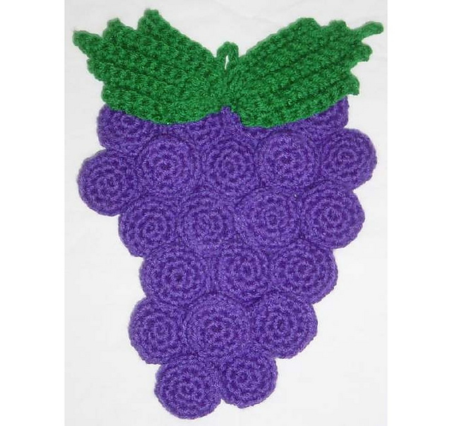 Bunch of Grapes Potholder