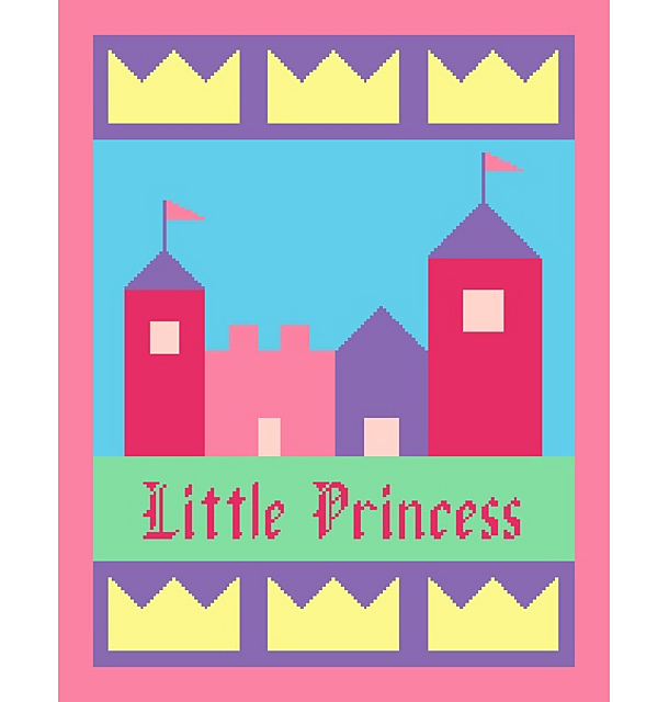 Ravelry: Princess Castle Afghan Graph Chart pattern by Rhonda Guthrie