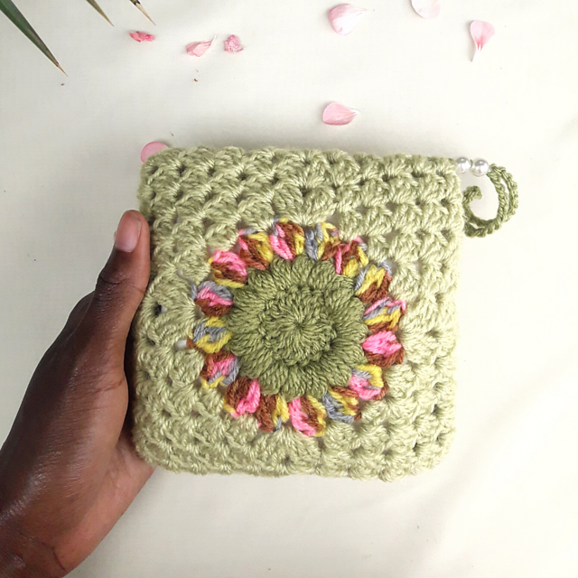 Granny Square Pouch