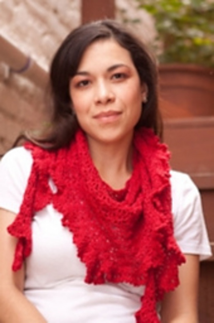 Ruffle and Fan Shawlette