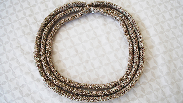 I-Cord Necklace: Triplet Strands