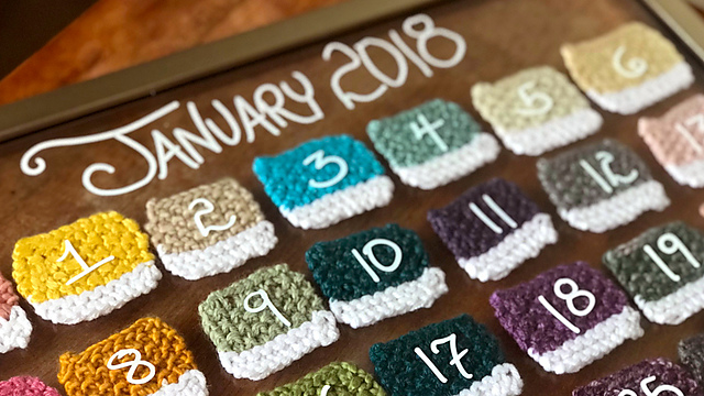 Paint Chip Calendar