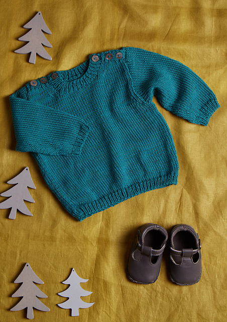 EK8 Baby Sweater with Button Detail