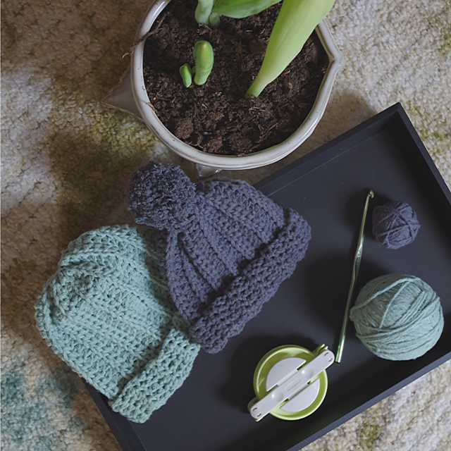 Simple Ripples Baby Hat