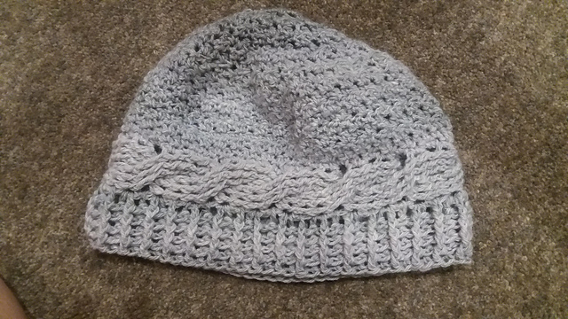Comfy Alpaca Cabled Cap