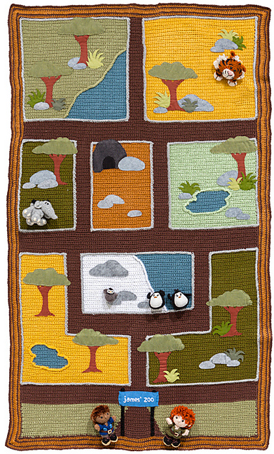 Crochet A Zoo Playmat