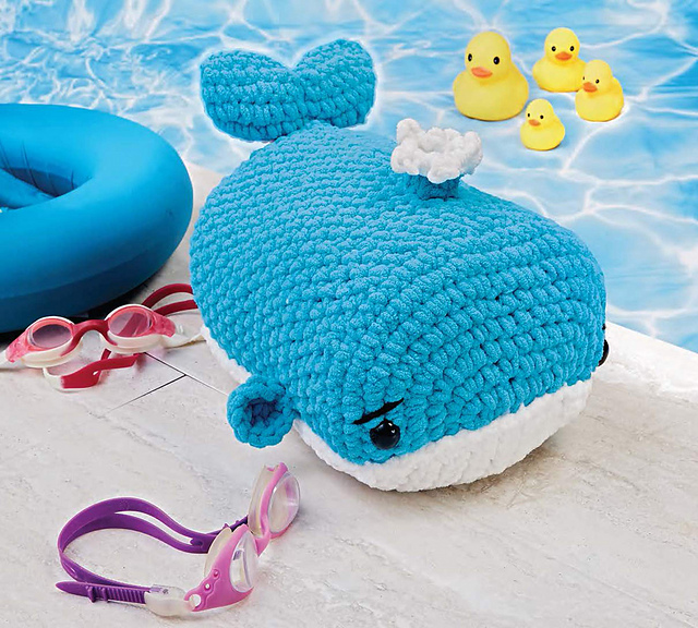 Wally Whale Critter Pillow