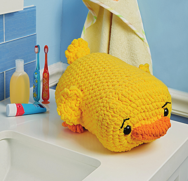 Davy Duck Critter Pillow