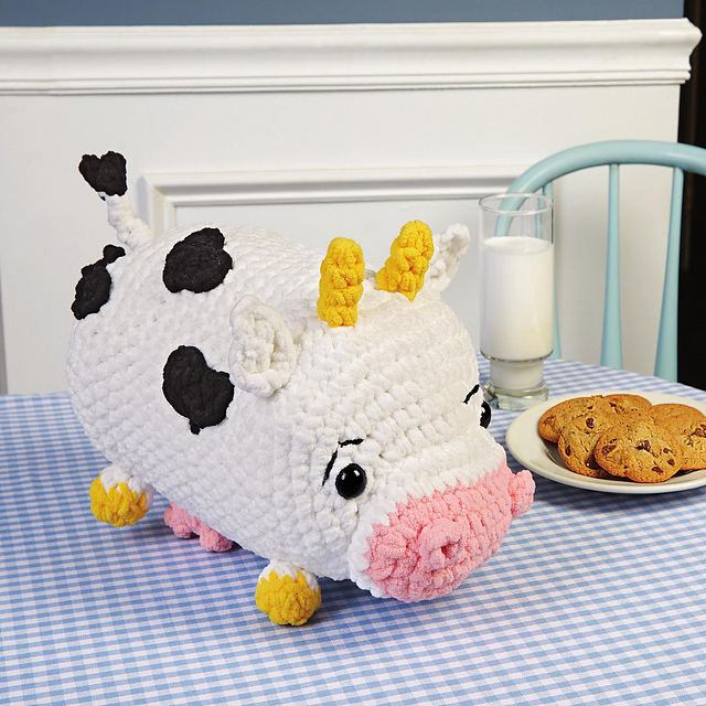 Connie Cow Critter Pillow