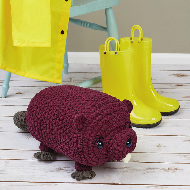 Bobby Beaver Critter Pillow