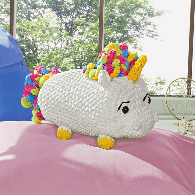 Ulani Unicorn Critter Pillow