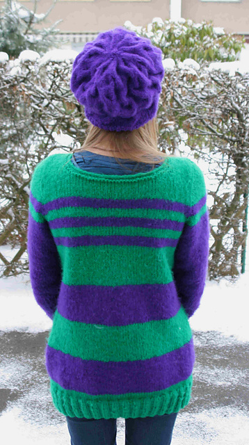30 Minikleid mit Streifen