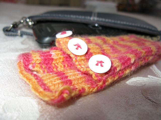 Sunset cell phone pouch