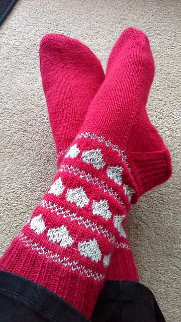 "Love is all around..." Sock
