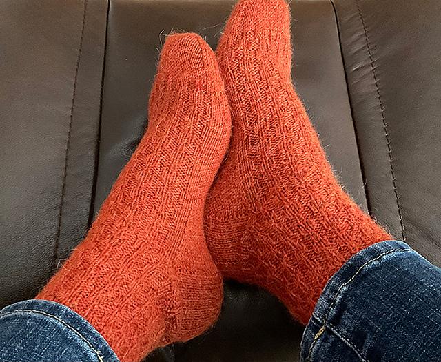 Orange Spice Socks