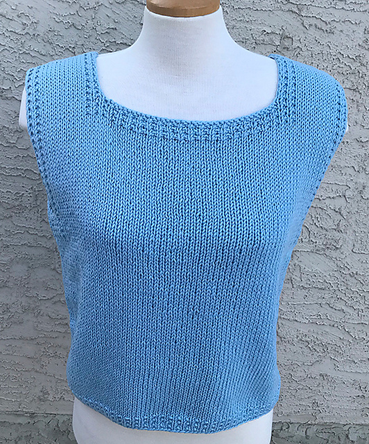 Cropped Blue Top