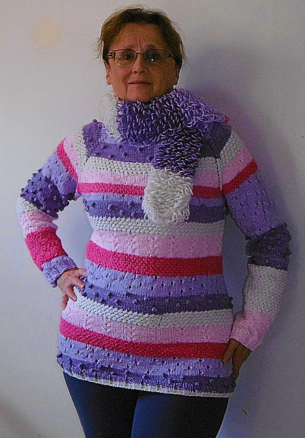 Butterfly Wings Pullover and Scarf