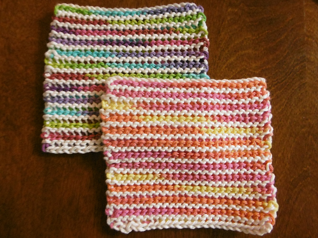 Tunisian Garter Stitch Cloth