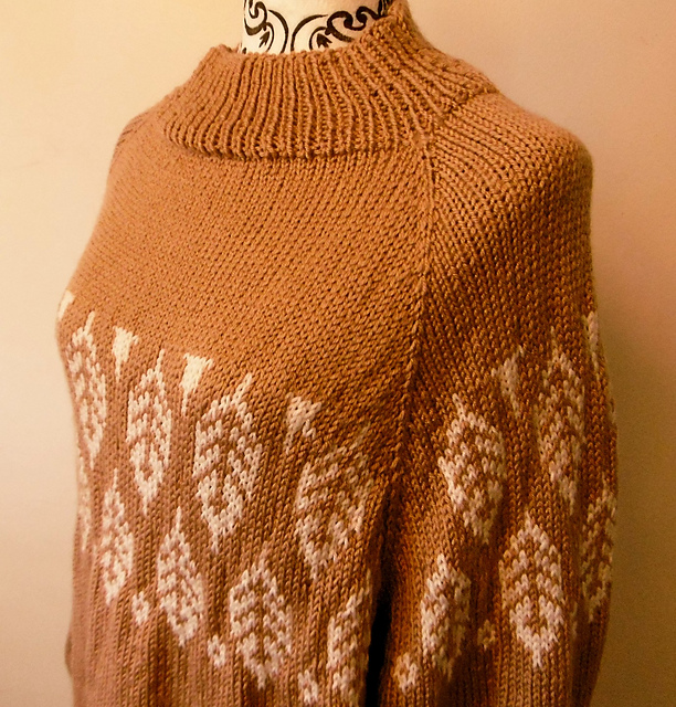 Ravelry: Autumn Leaves Pullover pattern by Marilyn Prince