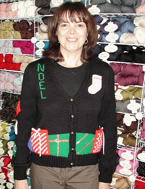 CHRISTMAS CARDIGAN SWEATER OR VEST