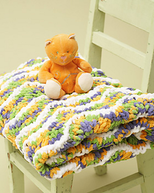 Ripple Baby Blanket #6879